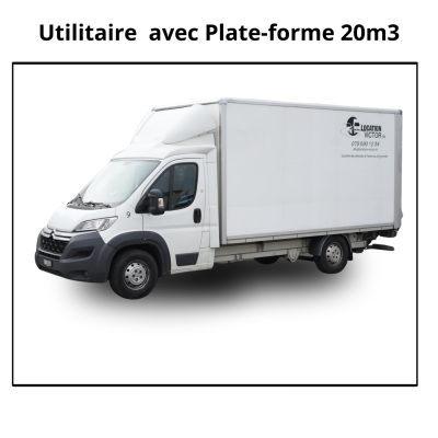 Citroen Jumper  20m3 avec hayon+camera de recul